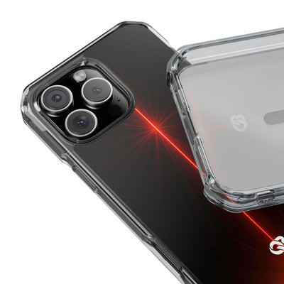 Red Impact MagSafe Phone Case for iPhone - Crimson Flare Vector