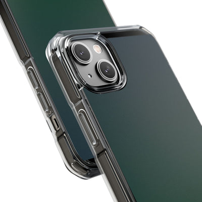 Deep Forest Nocturne · Clear Impact Magnetic Phone Case for iPhone · Green