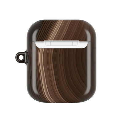 Umber Strata · Hard Case for AirPods & AirPods Pro · Brown