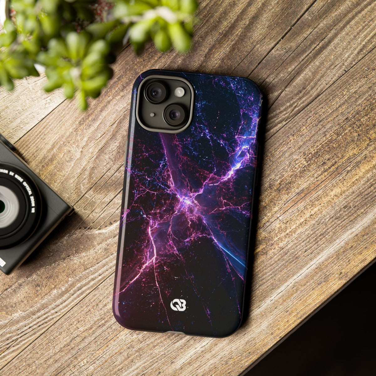 Neural Singularity · Tough Phone Case for iPhone · Black