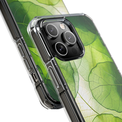 Emerald Leaf Veins · Impact Phone Case for iPhone · Magsafe