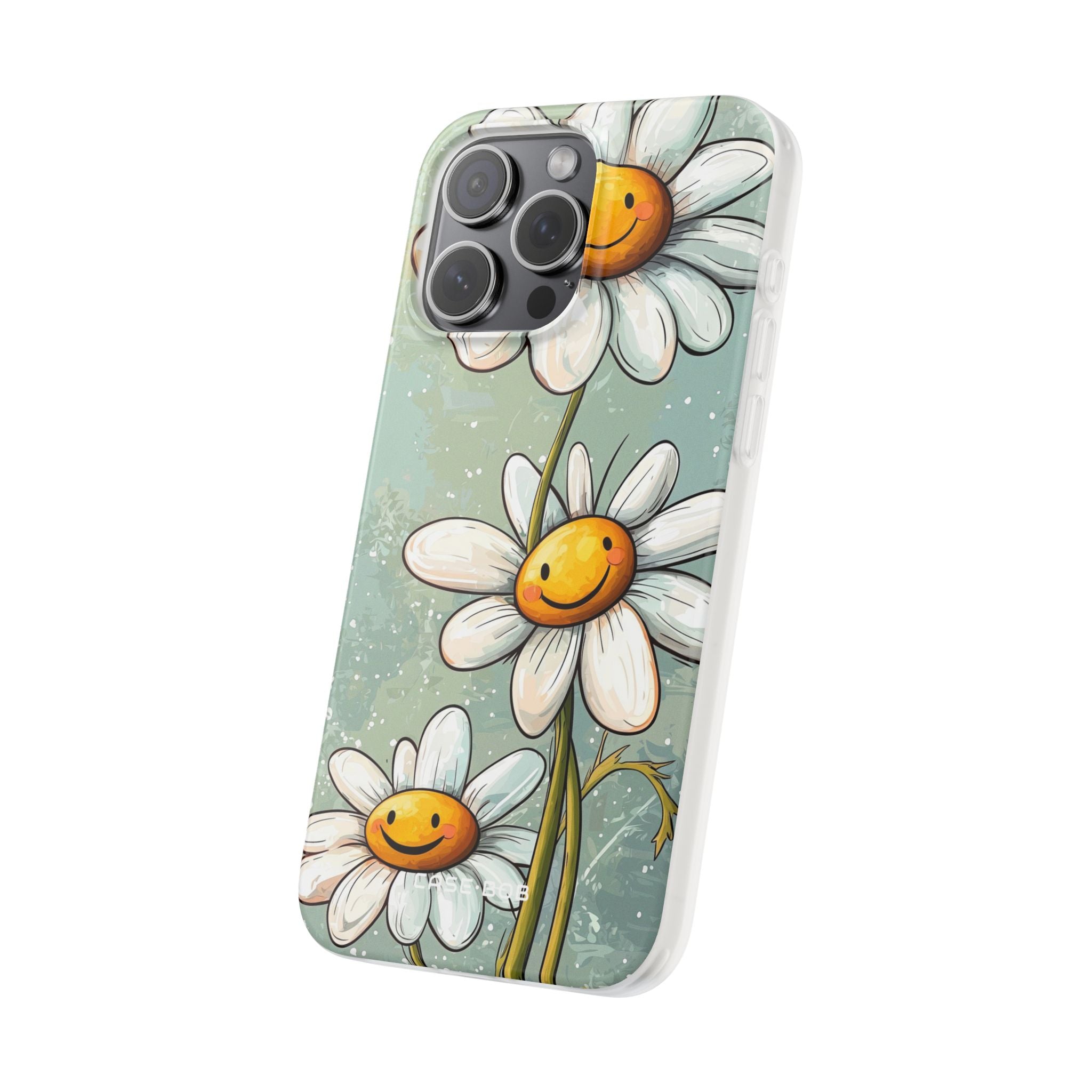Sunny Daisy Smiles iPhone 15 Pro Max Case - Soft