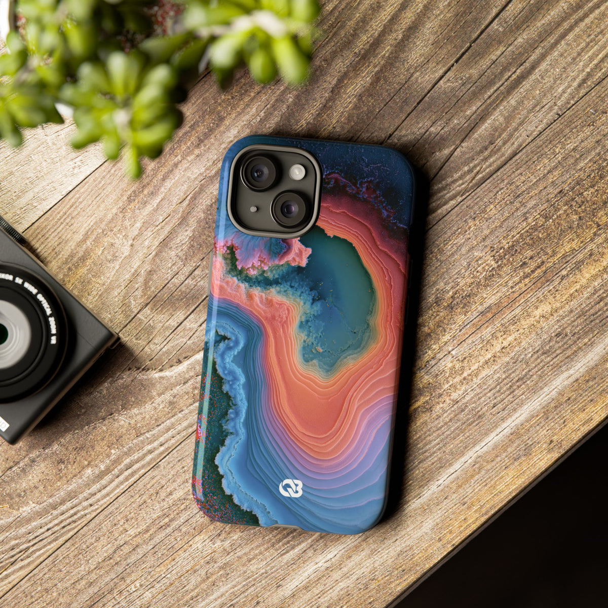 Luminous Resonance · Tough Phone Case for iPhone · Blue