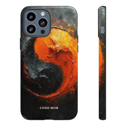 Geschmolzenes Yin-Yang iPhone 13 Pro Max Case - Tough