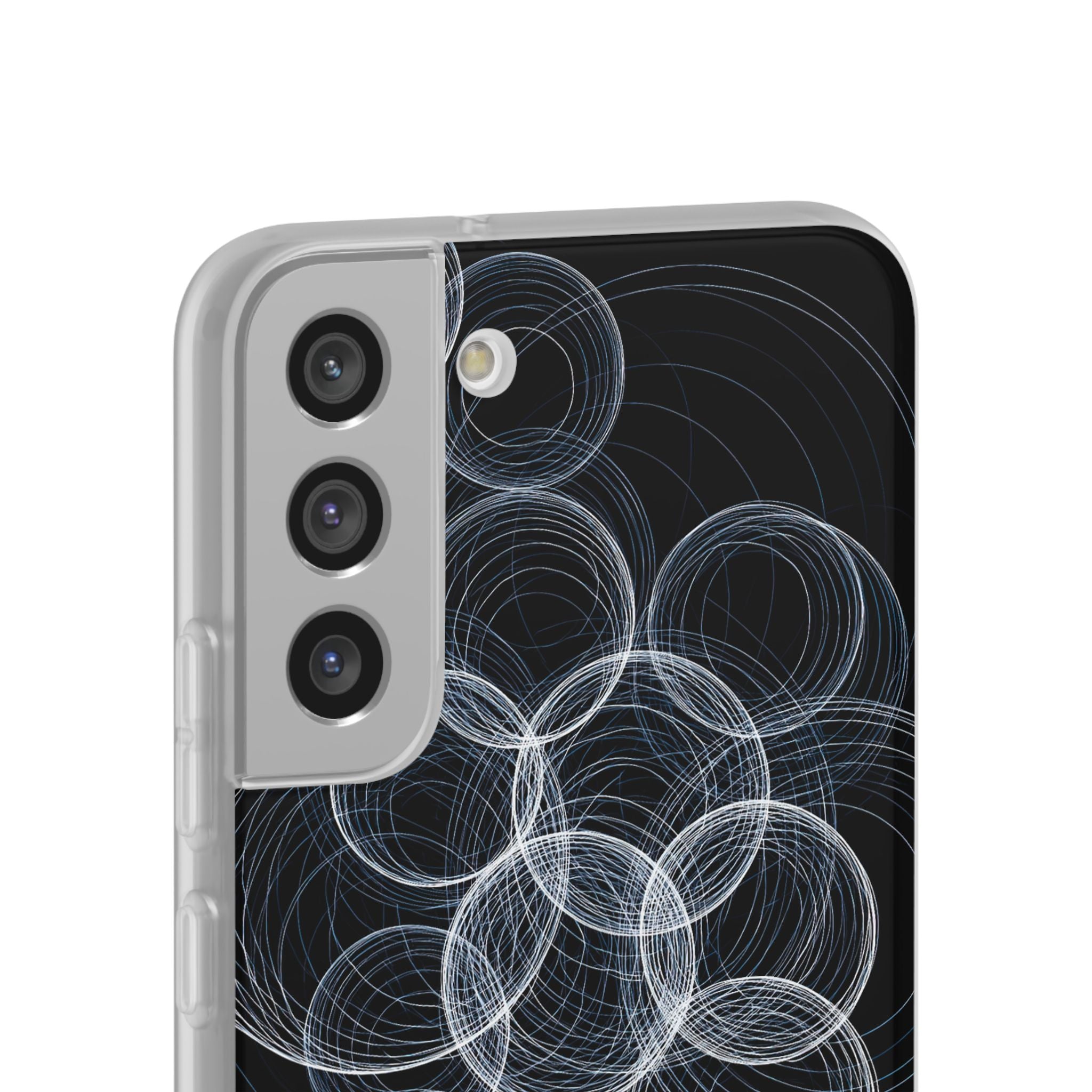 Black Lite Phone Case for Samsung - Frosted Ring Matrix