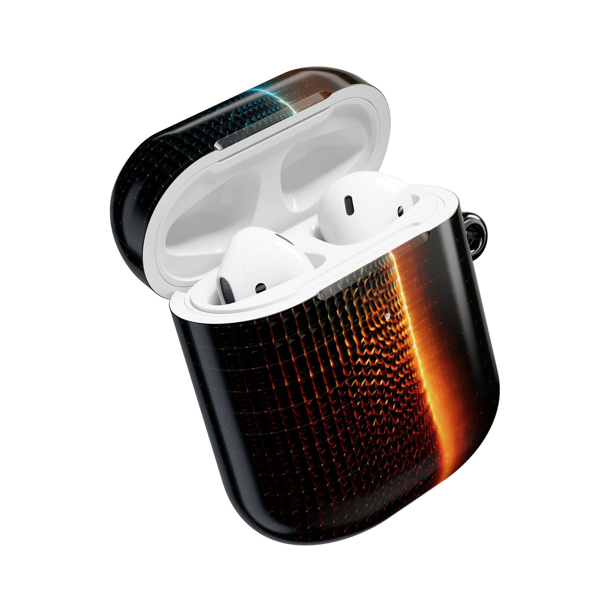 Luminous Refraction Grid · Hard Case for AirPods & AirPods Pro · Black