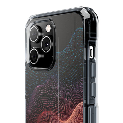 Spectral Elevation · Clear Impact Magnetic Phone Case for iPhone · Orange