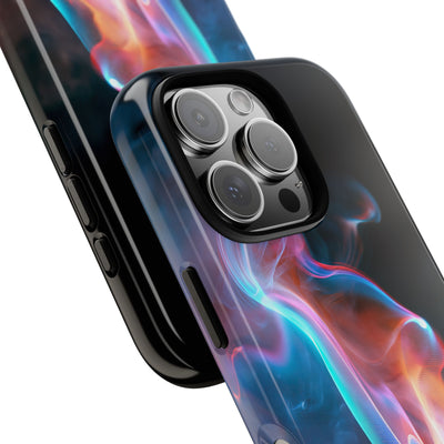 Neon Waveform · Tough Phone Case for iPhone · Black