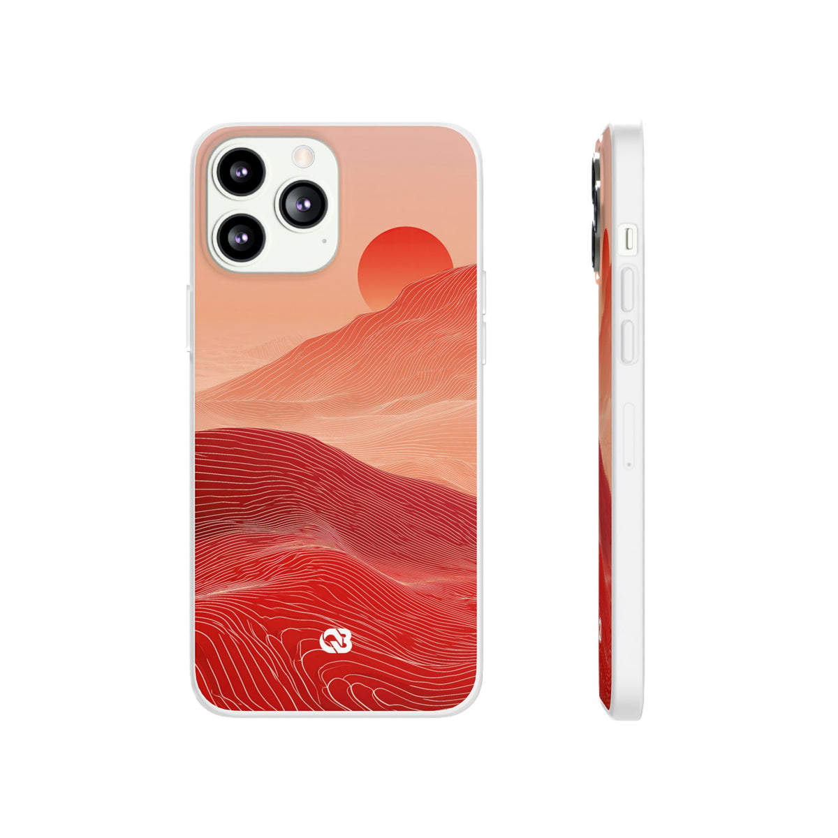 Crimson Horizon · Lite Phone Case for iPhone ·  Red