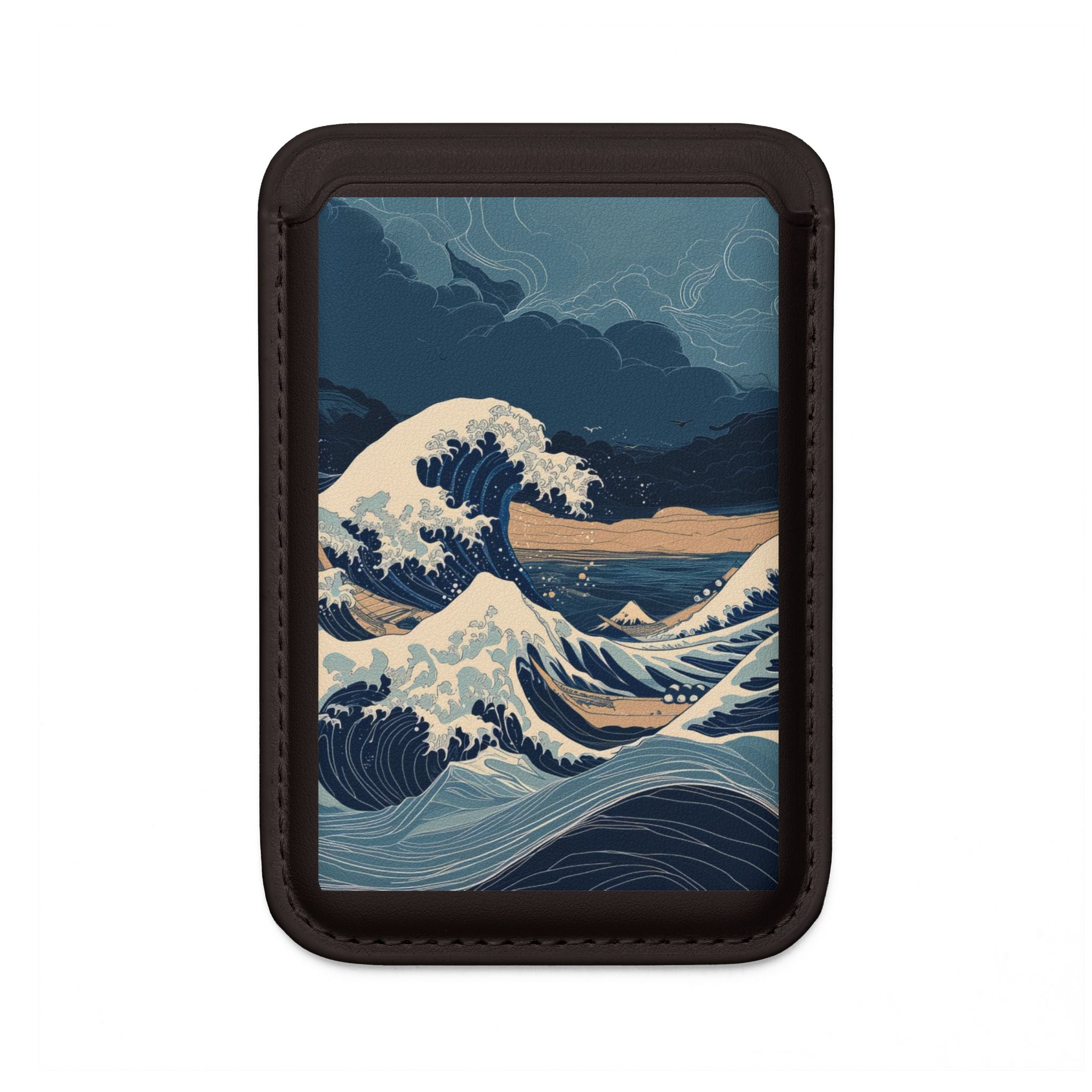 Cresting Navy Wave lompakko – MagSafe-valmis