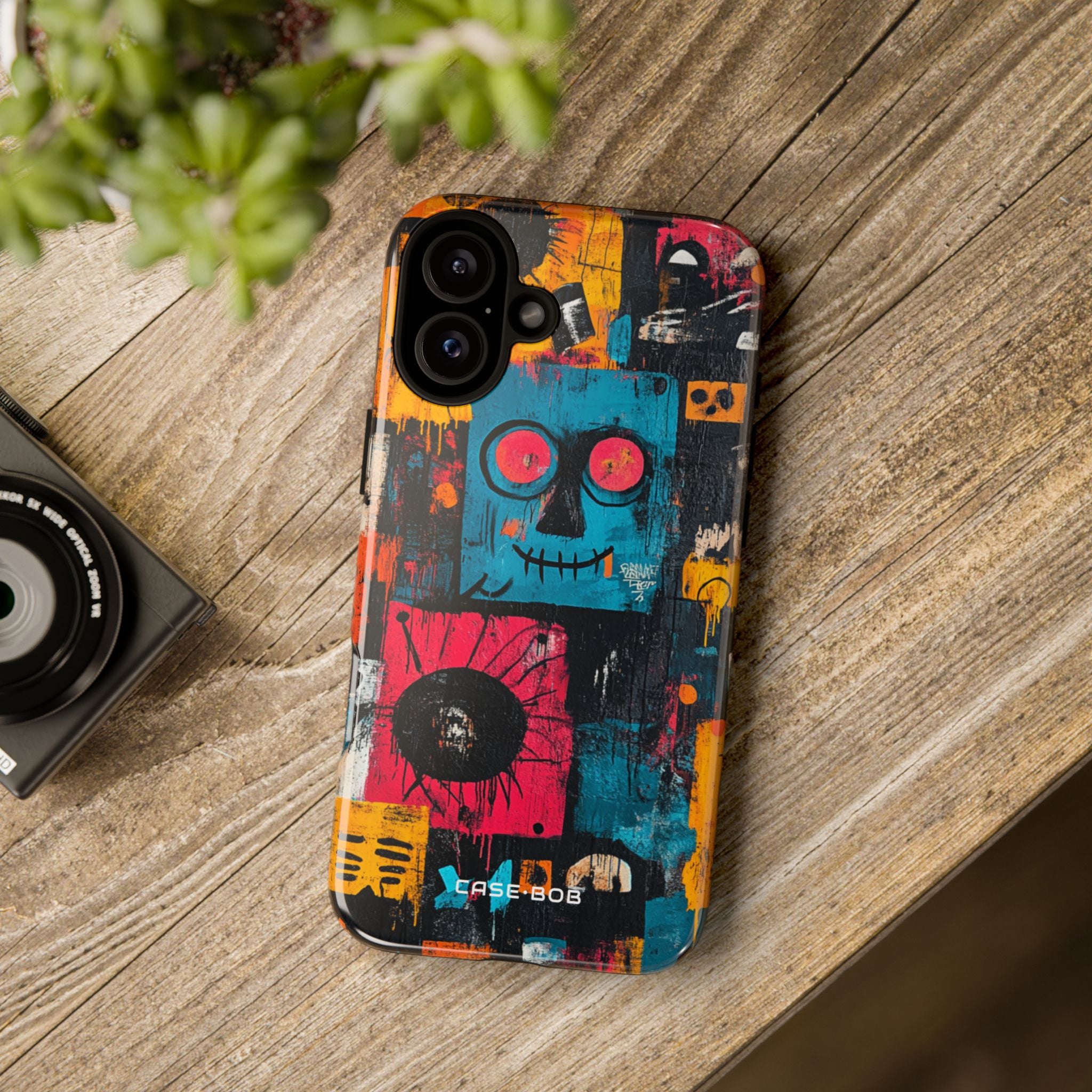 Blue Stitchface iPhone 16 Plus Case - Tough