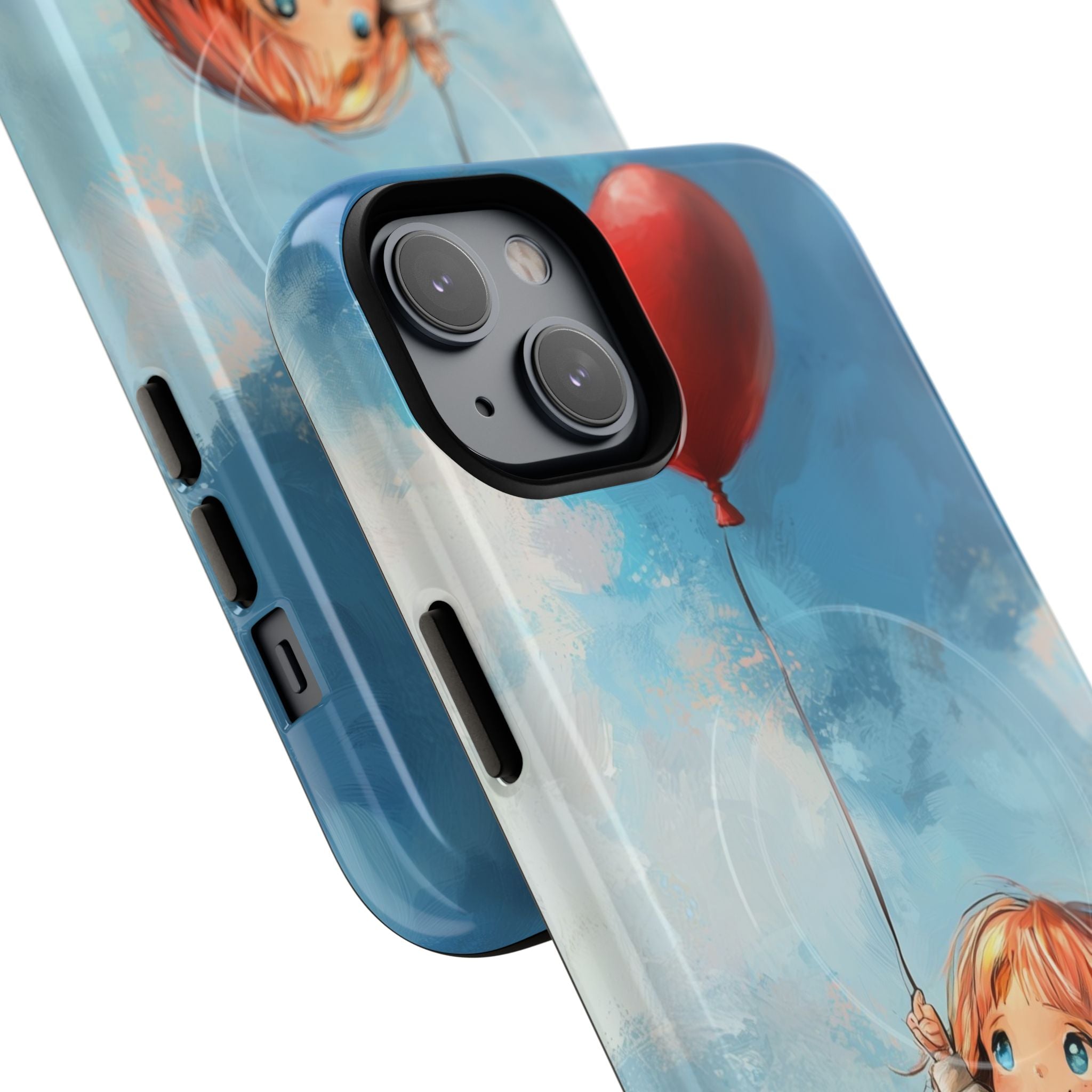 Crimson Heart Sky · Tough+ Coque de téléphone pour iPhone · Magsafe