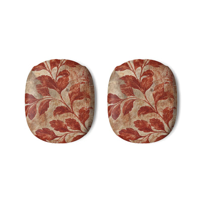 Terracotta Botanical Fresco · Hard Case for AirPods Max · Red