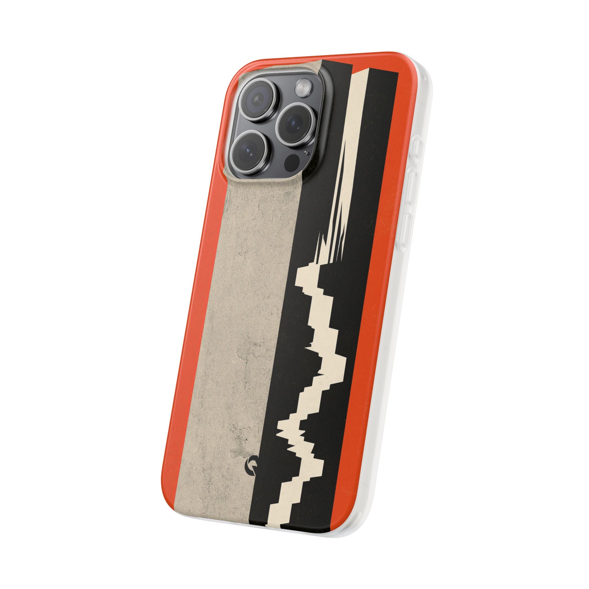 Orange Lite Phone Case for iPhone - Orange Monolith Rift
