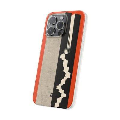 Orange Lite Phone Case for iPhone - Orange Monolith Rift