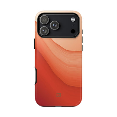 Terracotta Flow · Tough Phone Case for iPhone · Orange