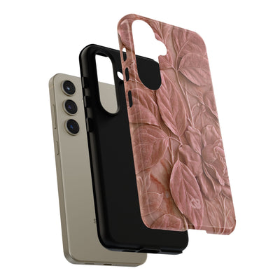 Blush Rose Relief · Tough Phone Case for Samsung · Pink