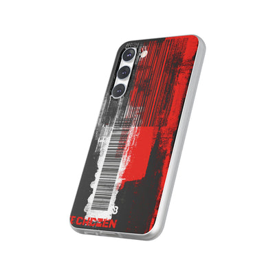 Distorted Barcode · Lite Phone Case for Samsung · Black