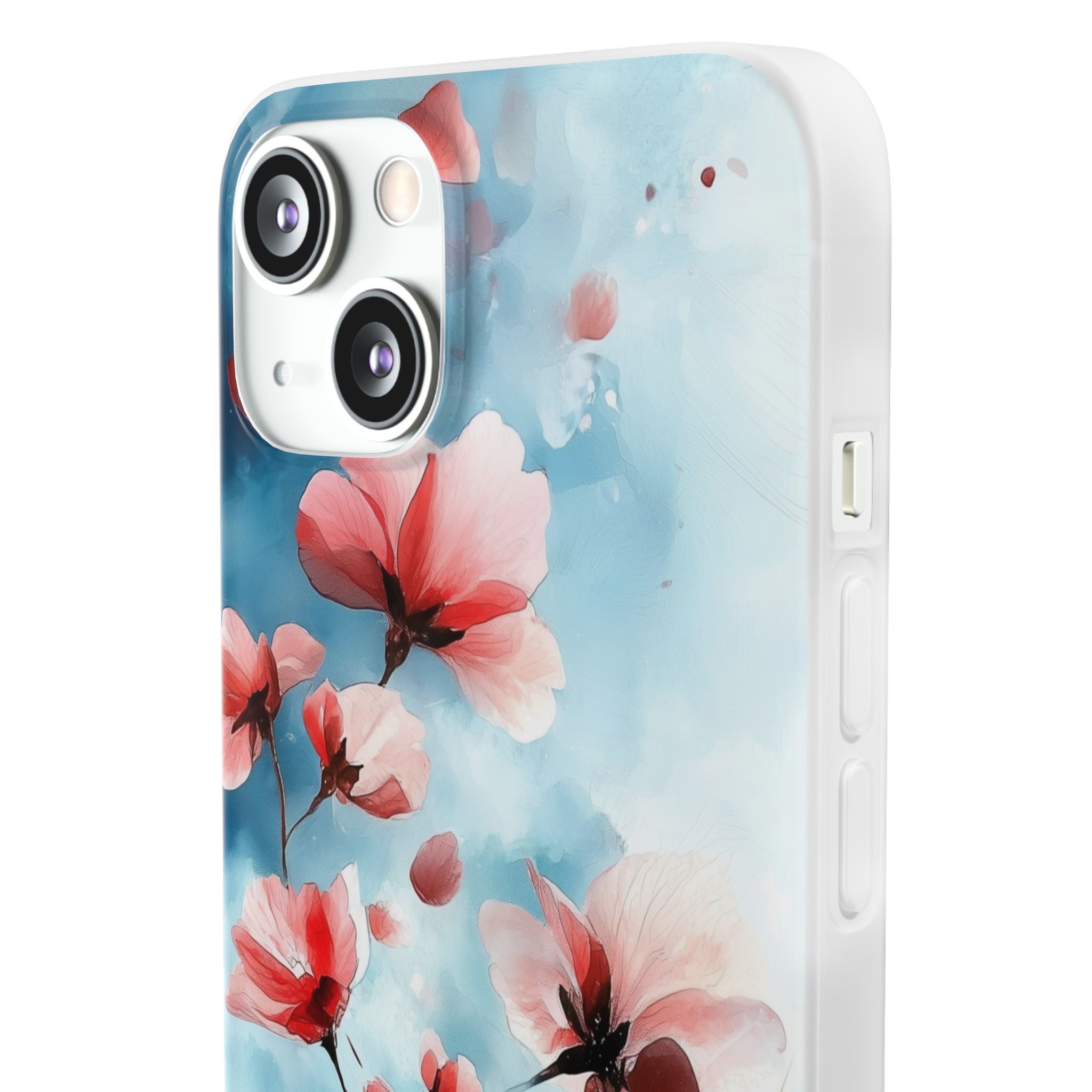 Rosa Blossom Drift iPhone 13 - Mjuk