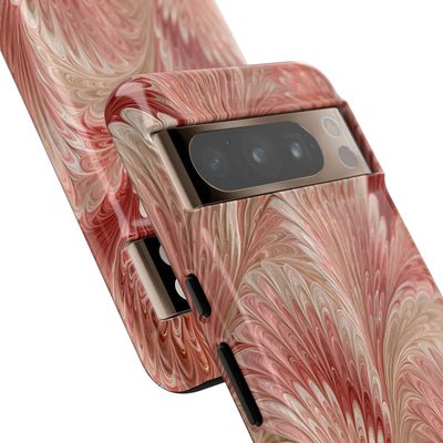 Blush Petal Plume · Tough Phone Case for Pixel ·  Pink