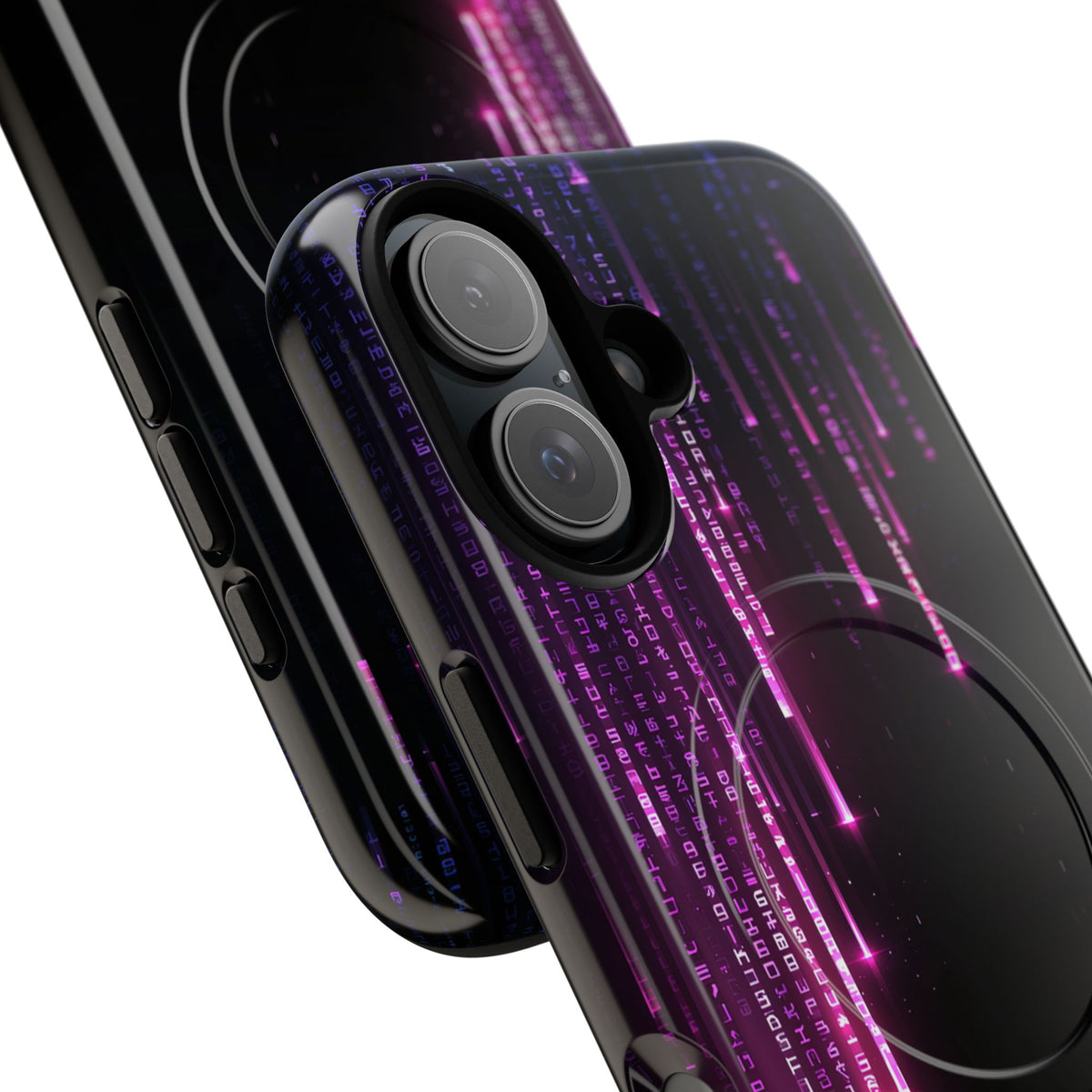 Binary Cascade · Tough 2.0 Magnetic Phone Case for iPhone · Black