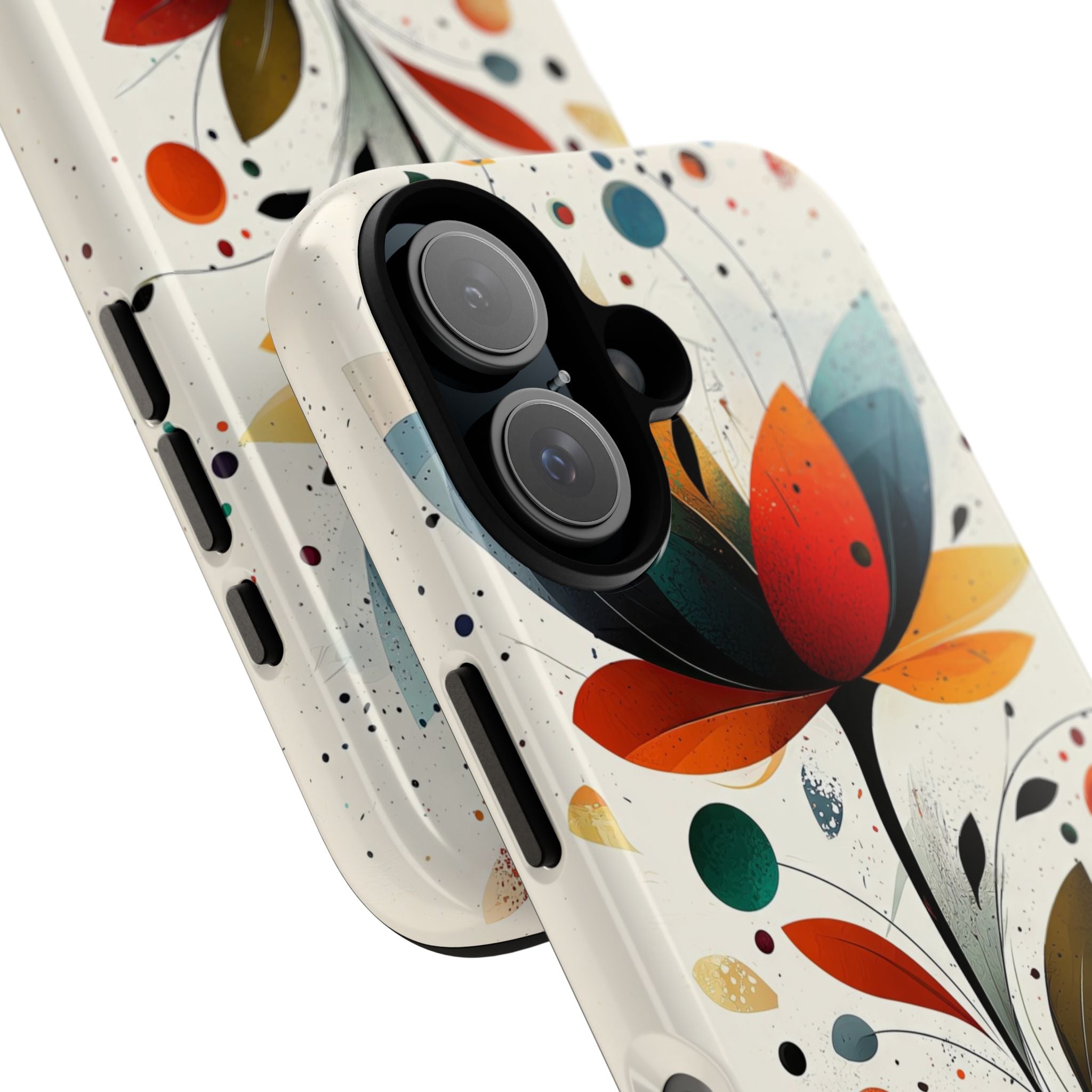 Burnt Petal Abstract · Tough Phone Case for iPhone