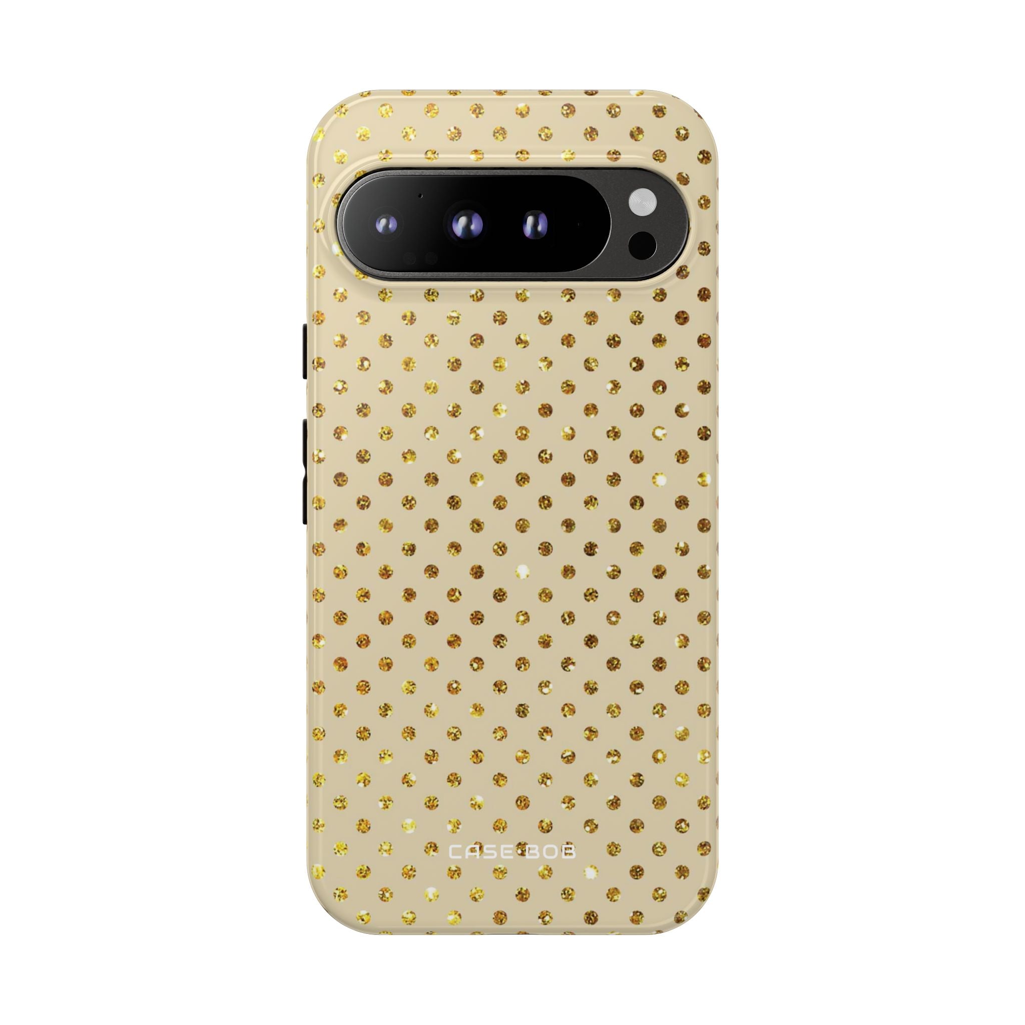 Gold Glitzer Raster Google Pixel 9 Pro XL Case - Tough