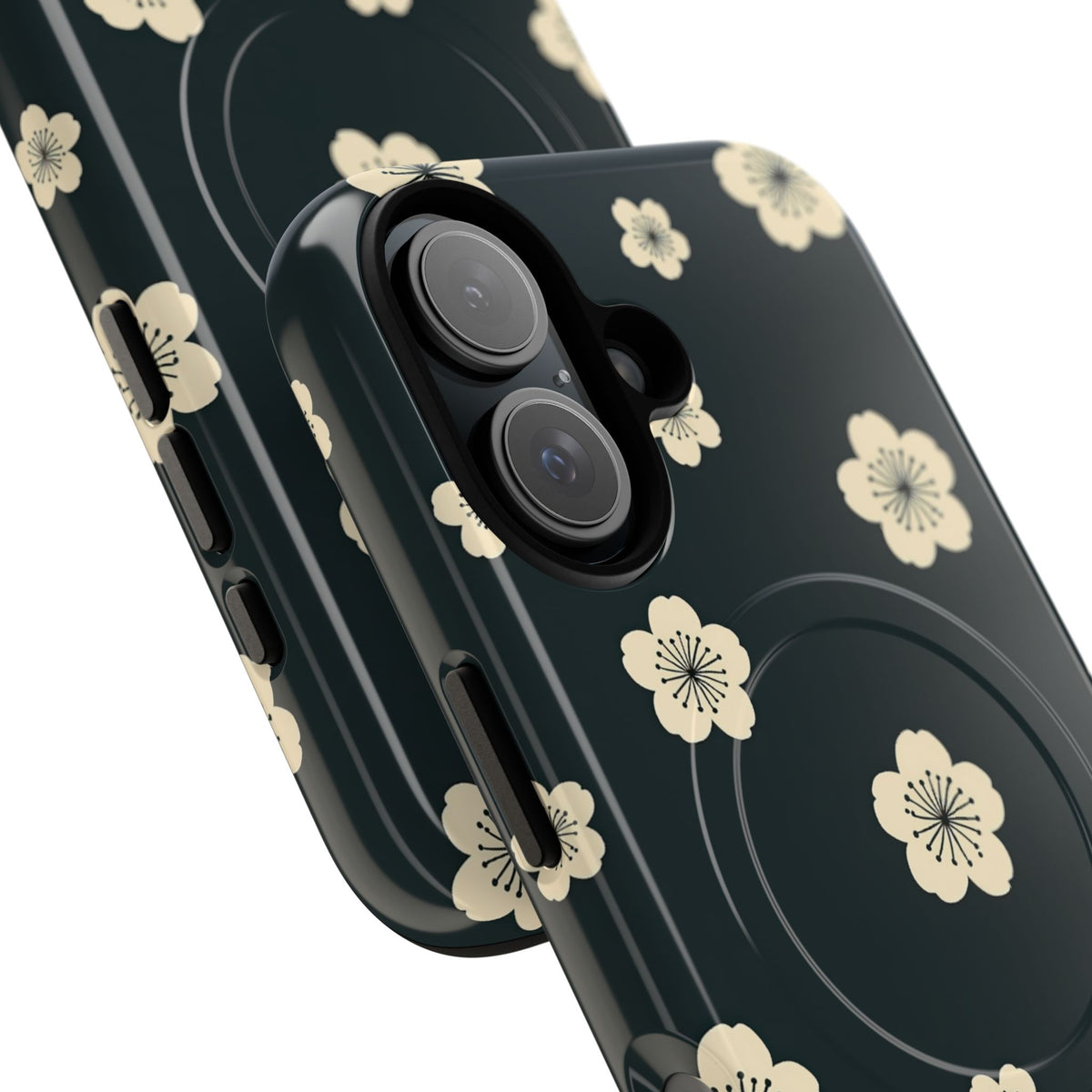 Midnight Sakura Bloom · Tough 2.0 Magnetic Phone Case for iPhone · Black