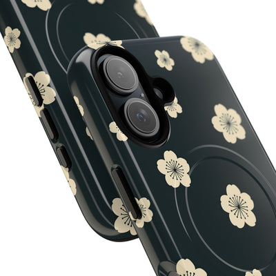 Midnight Sakura Bloom · Tough 2.0 Magnetic Phone Case for iPhone · Black