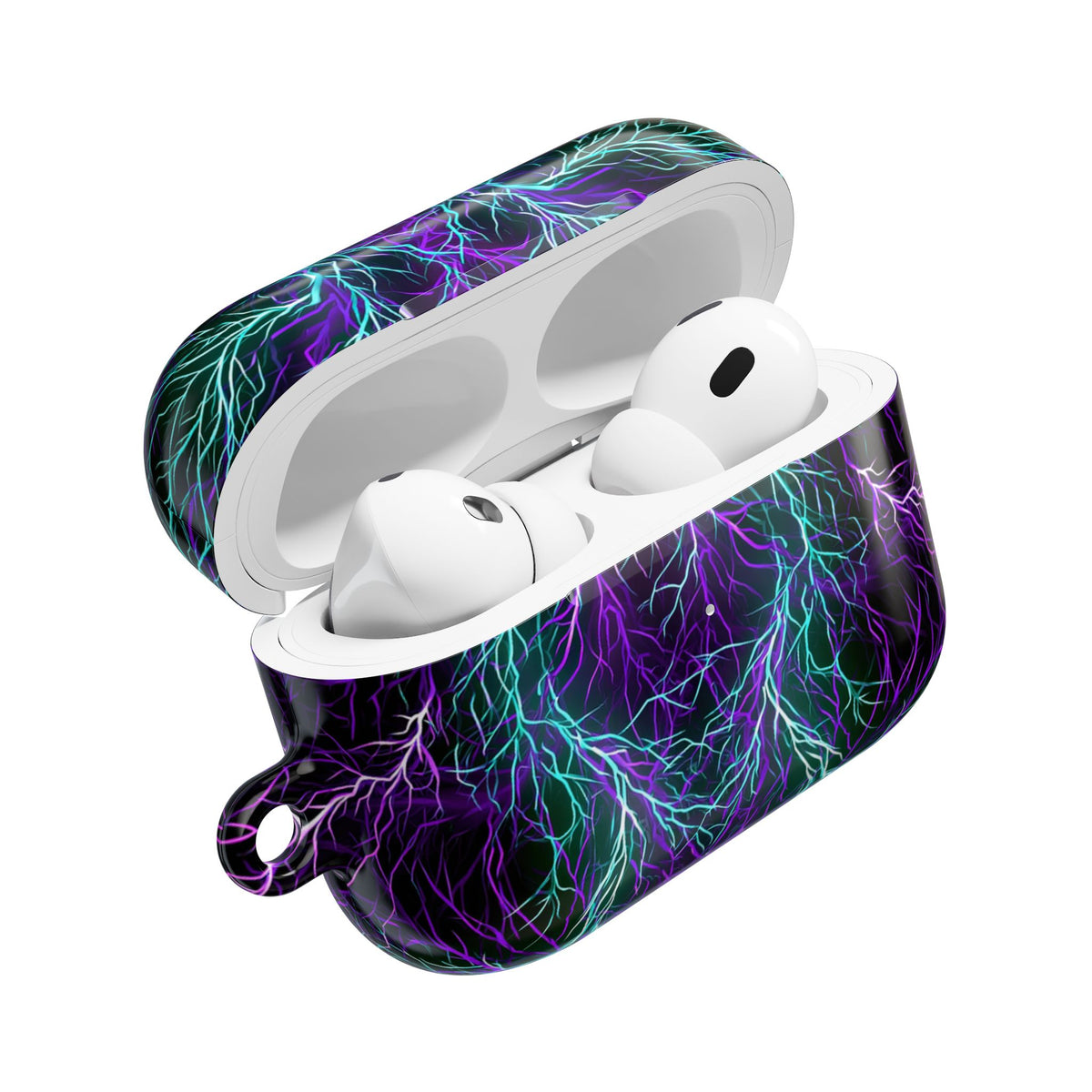 Electric Plasma Arbor · Hard Case for AirPods & AirPods Pro · Purple