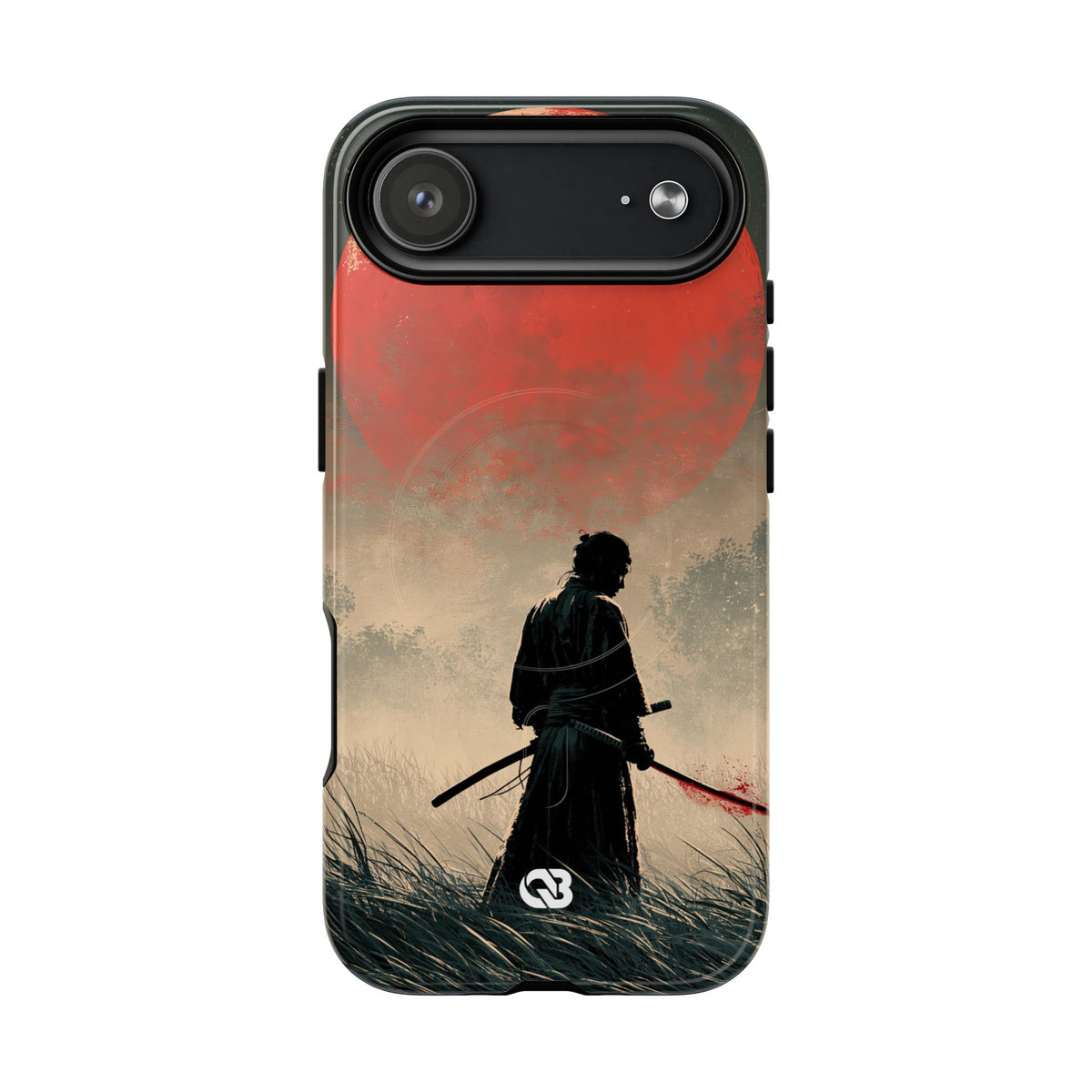 Crimson Moon Ronin · Tough 2.0 Magnetic Phone Case for iPhone · Red