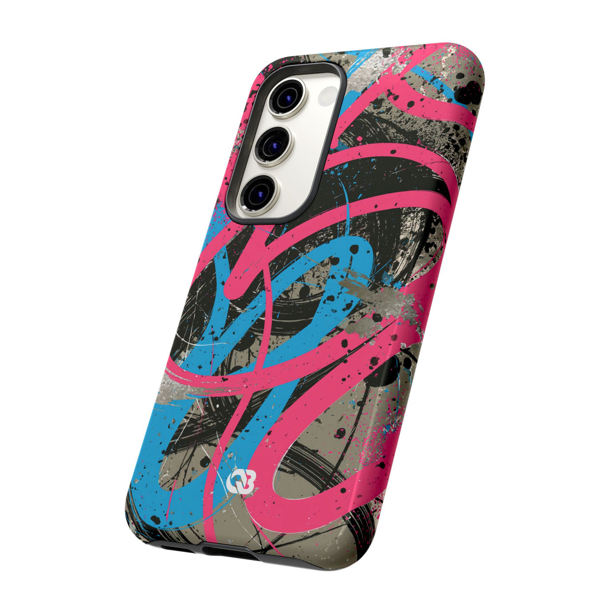 Cyber Splatter Flow · Tough Phone Case for Samsung · Pink