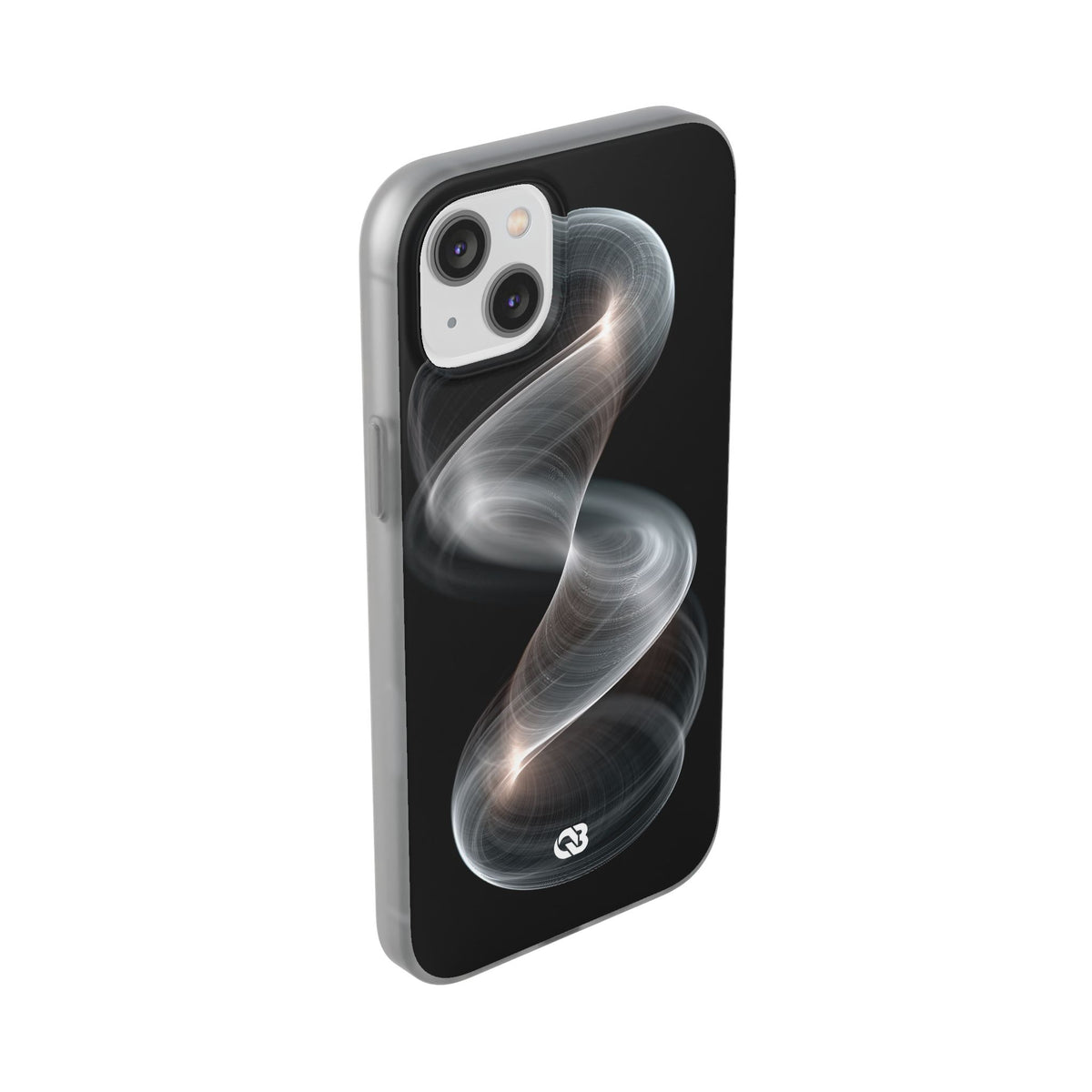 Luminous Vortex · Lite Phone Case for iPhone ·  Black