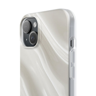 Liquid Enamel Fold · Lite Phone Case for iPhone ·  White
