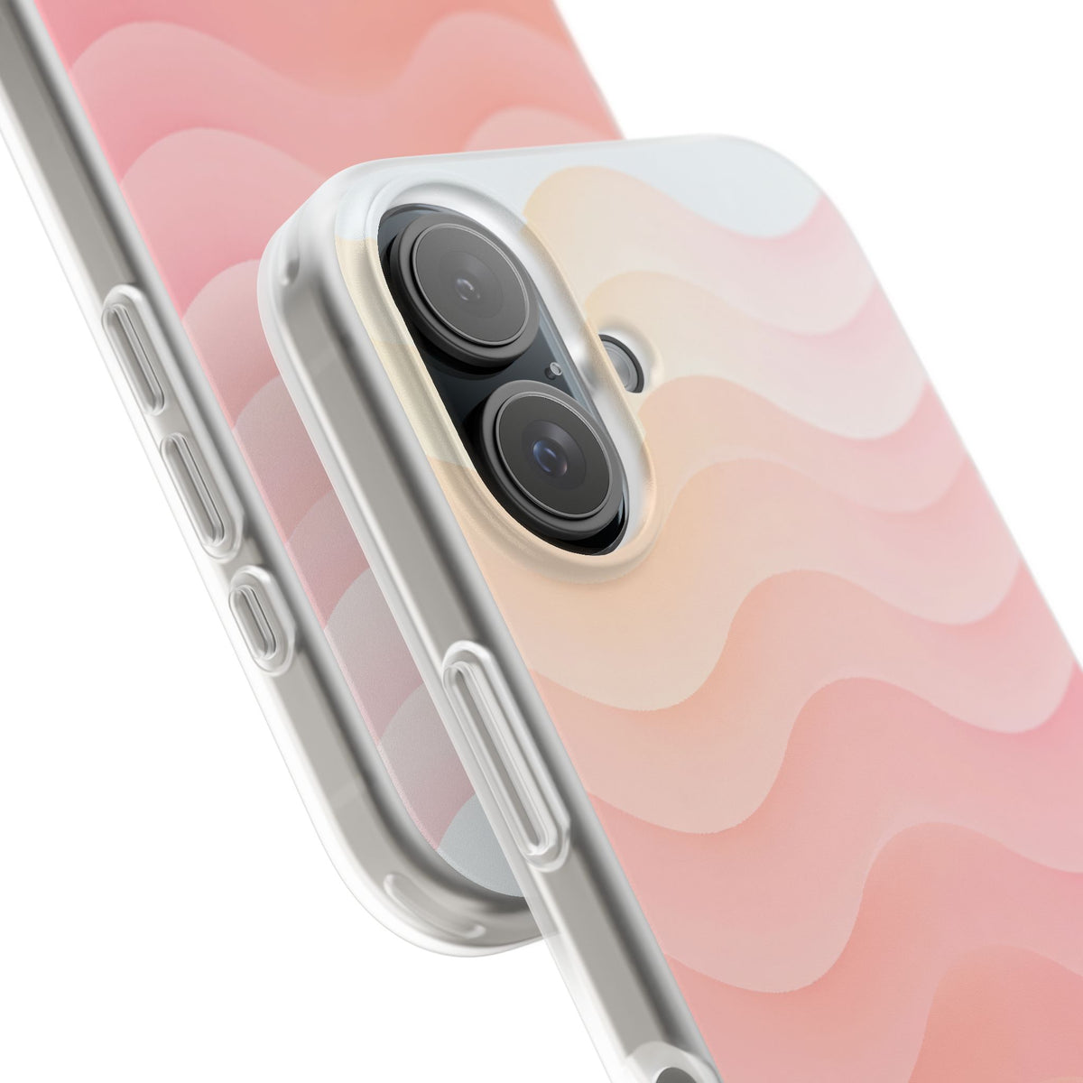 Blush Horizon Waves · Lite Phone Case for iPhone ·  Pink