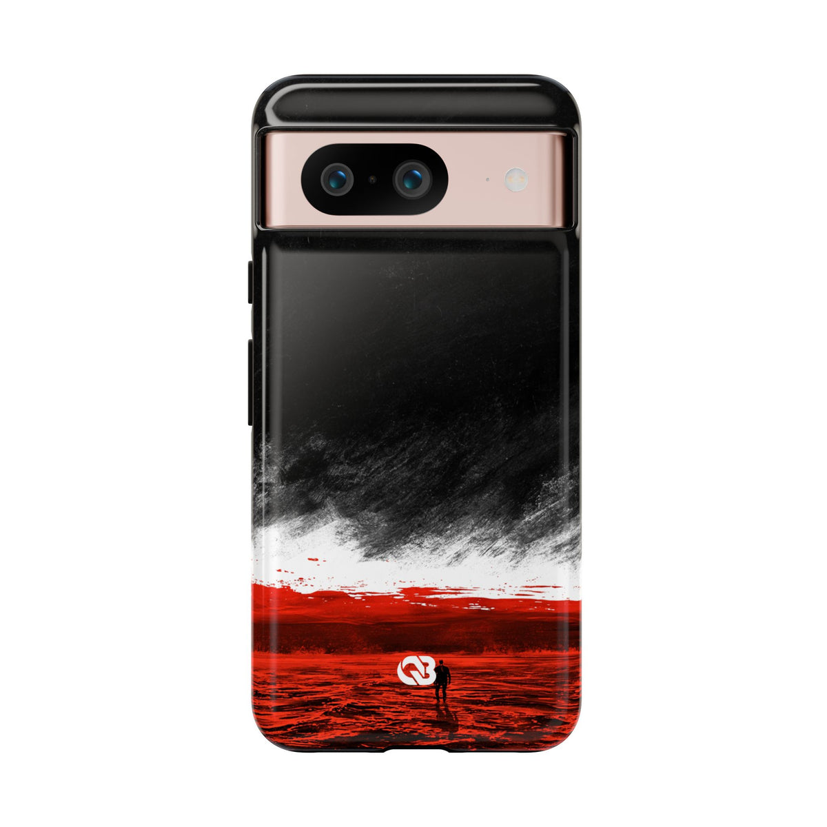 Crimson Horizon · Tough Phone Case for Pixel ·  Black