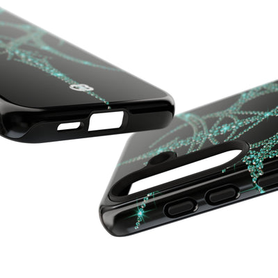 Teal Cyber Sigil · Tough Phone Case for Samsung · Teal