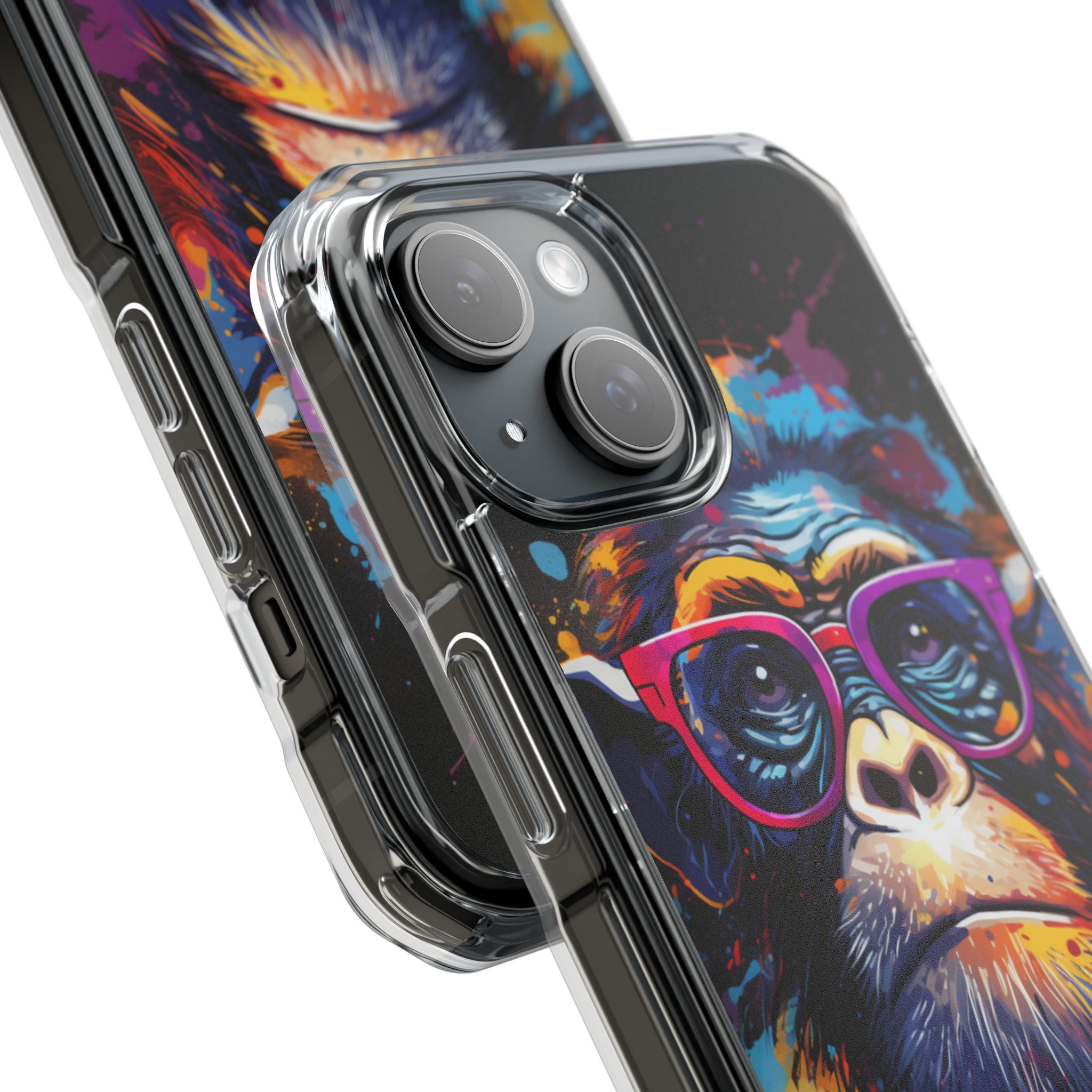 Neon Splatter Primate · Impact Magsafe