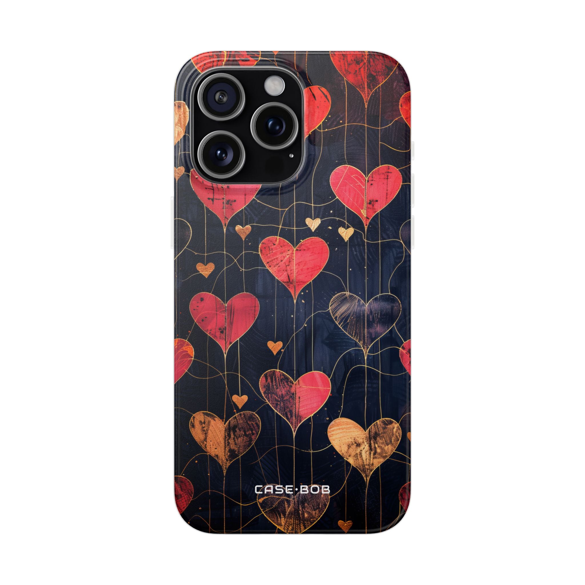 Golden Hearts Network iPhone 15 Pro Max Case - Soft