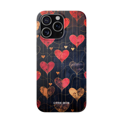 Golden Hearts Network iPhone 15 Pro Max Case - Soft