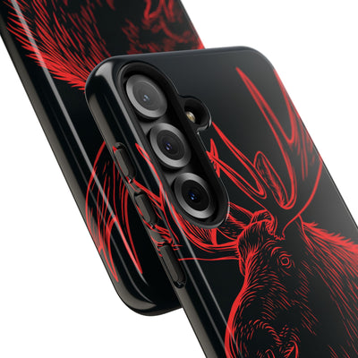 Nordic Elk · Tough Phone Case for Samsung · Black