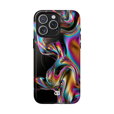 Purple Tough 2.0 Magsafe Phone Case for iPhone - Liquid Neon Chrome