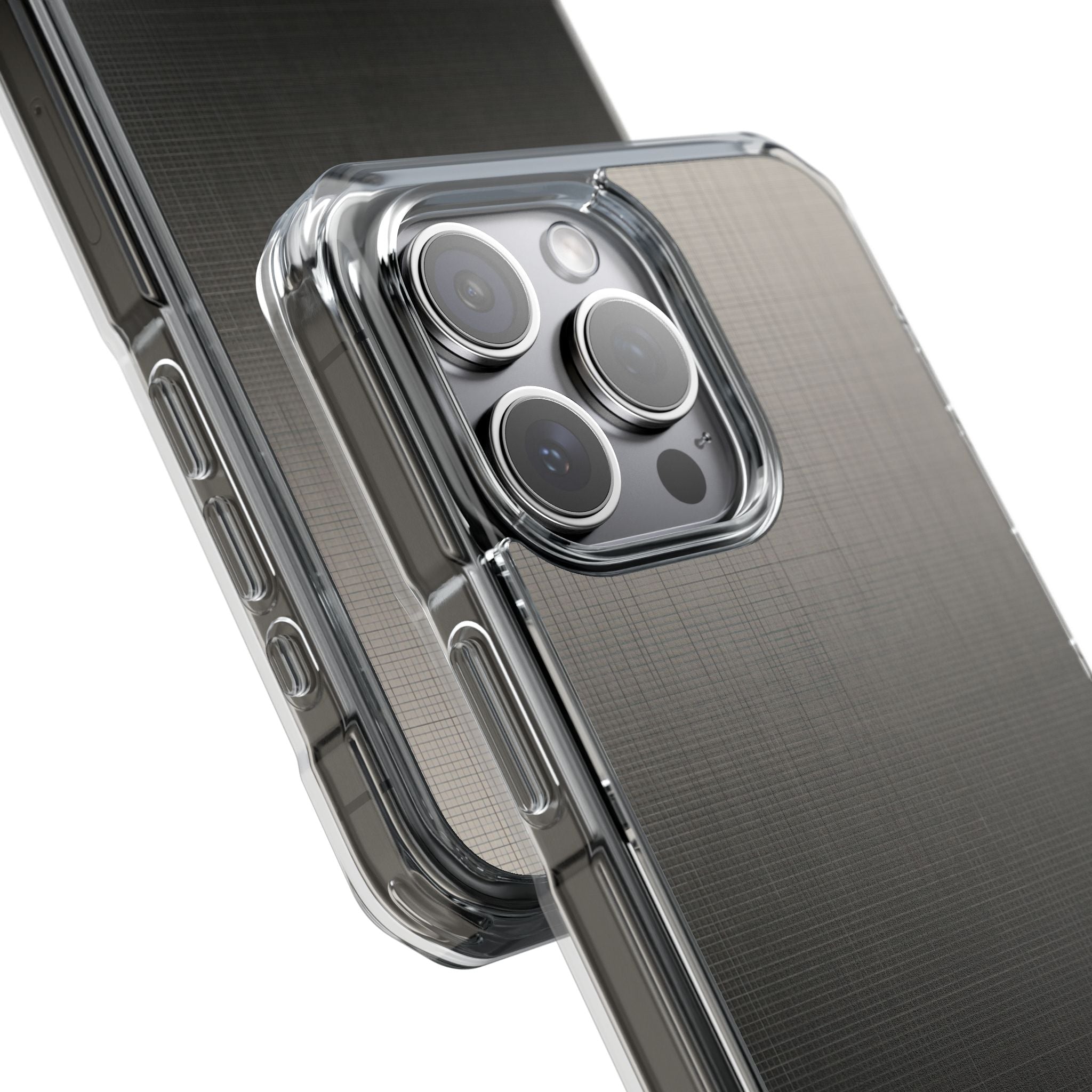 Grey Impact MagSafe Phone Case for iPhone - Faded Sand Mesh