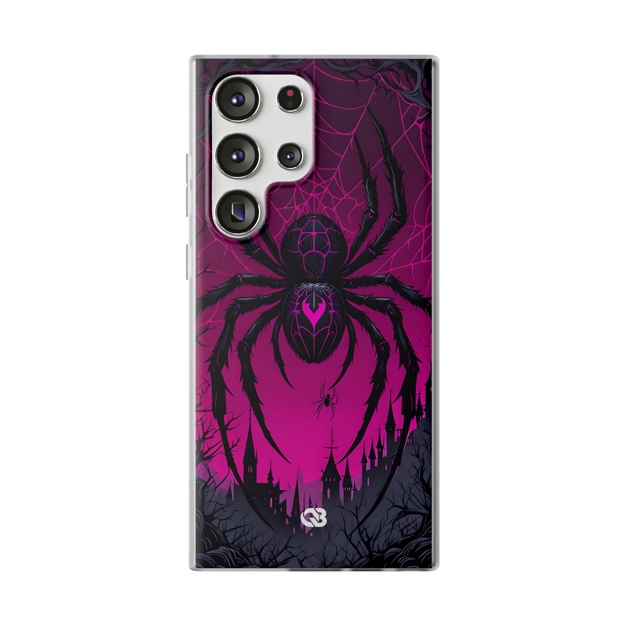 Obsidian Neon Widow · Soft Custodia per Samsung