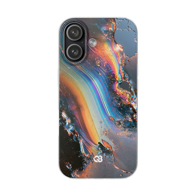 Prismatic Aura Flow · Lite Phone Case for iPhone ·  Blue