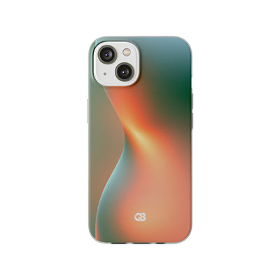 Radiant Contour · Lite Phone Case for iPhone ·  Orange