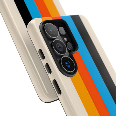 Retro Racing Stripes · Tough Custodia per Samsung