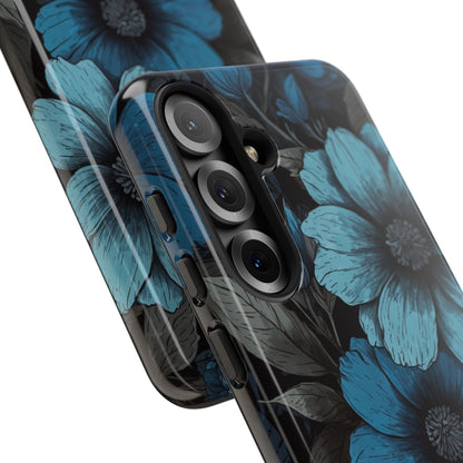 Blue Petal Radiance Samsung S25 Case - Tough