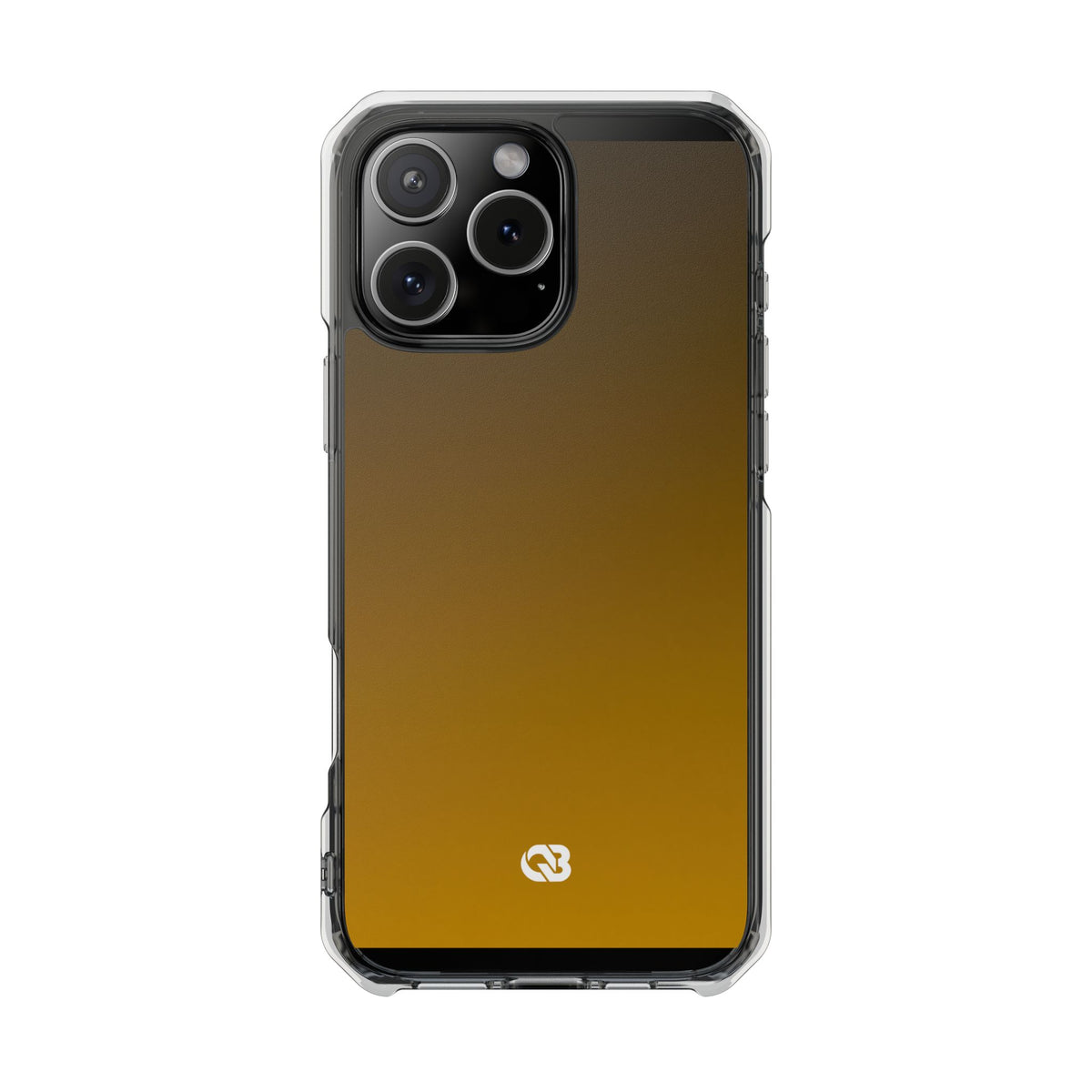 Golden Umber · Clear Impact Magnetic Phone Case for iPhone · Gold
