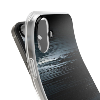 Black Lite Phone Case for iPhone - Frozen Signal Glitch